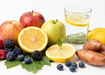 Fresh fruits and vegetables for a healthy blood sugar reset.