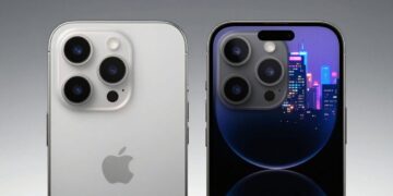 Futuristic iPhone 18 Pro with redesigned camera cluster