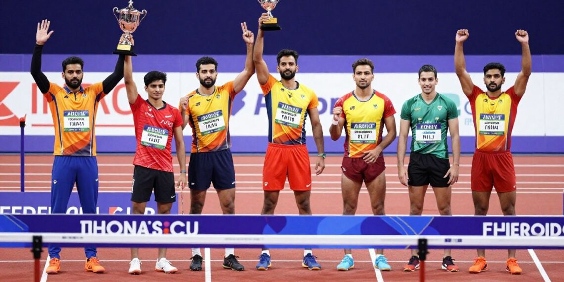 Indian athletes win Thomas Cup, FIG World Challenge Cup, Federation Cup.