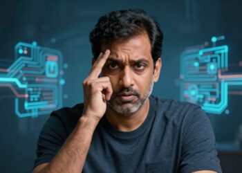 [Sridhar Vembu] looks concerned about AI's impact on self-worth.
