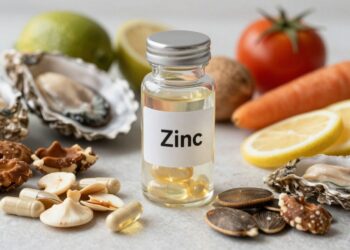 Zinc supplements and zinc-rich foods