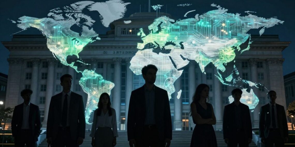 Global AI network shutdown due to US government ban.